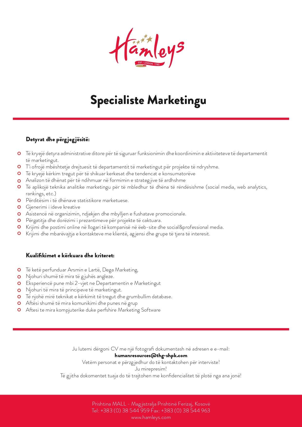 Specialiste Marketingu